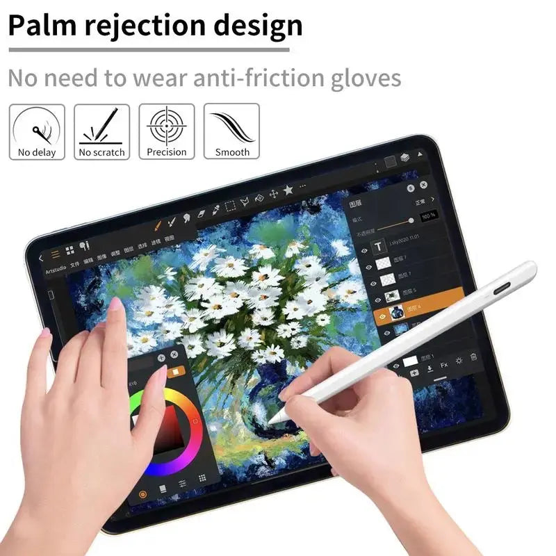 Pencil for Apple Ipad A16 11 and 10 Generation, Fast Charging Stylus for 2026-2018, for Ipad 11-6 Generation, Air 11-Inch/13-Inch M3/M2/5Th-3 Generation, Pro 13 "/11"/M4/12.9 ",Mini A17 Pro 7/6/5Th Palm Rejection Tilt Sensitivity Pen Tiktokshopholidayhaul